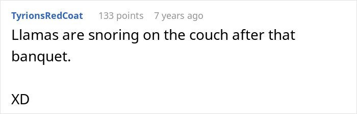 Screenshot of an online comment discussing MIL and DIL conflict with a reference to rearranged furniture in a humorous context.