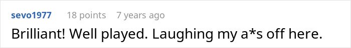 Screenshot of a Reddit comment praising a user for cleverly rearranging MIL’s furniture in a long game against DIL.