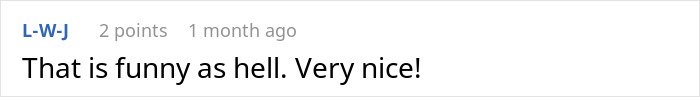 Comment on a social platform praising a theatrical revenge on a workplace bully that frightens him intensely.