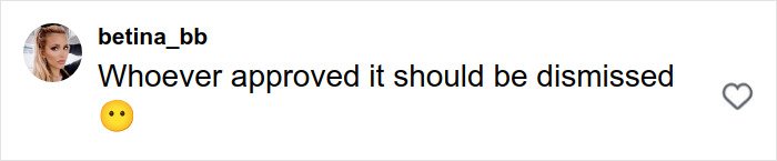 Instagram comment criticizing Margot Robbie's underwater cover shoot, questioning who approved the controversial photo concept.