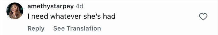 Comment on social media post expressing admiration for a celeb facialist's glowing skin secrets without filler or Botox.