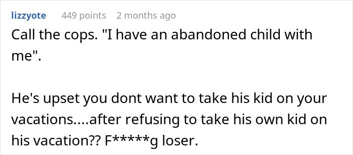 Text post showing a user stressed and overwhelmed as brother blocks her number while she’s babysitting his son.