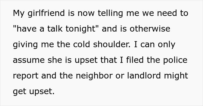 Text post about a guy’s heroic actions causing relationship issues and discovering he wasn’t the problem.