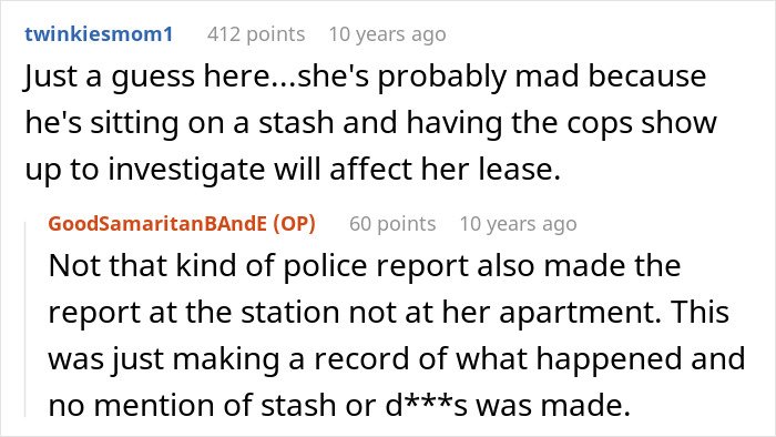 Screenshot of a Reddit conversation discussing a guy’s heroic actions and misunderstandings affecting his relationship.