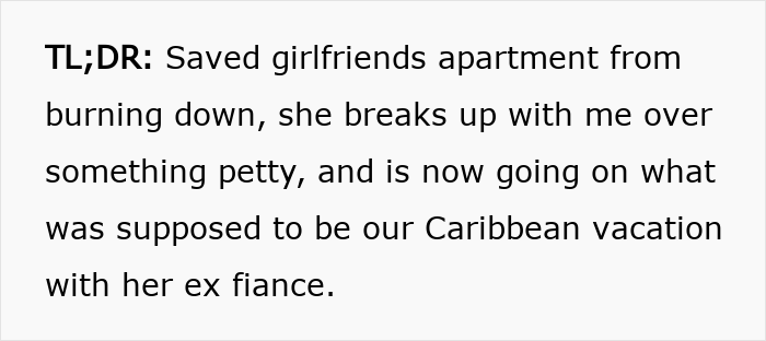 Man reflects on heroic actions and being single after realizing he wasn’t the problem in the relationship ending.