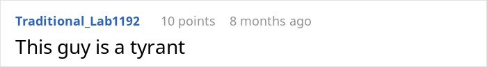 Screenshot of online comment criticizing professor's strict phone rule, reflecting students pushback and academic risk concerns.