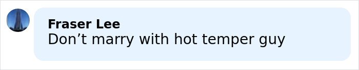 Comment on social media warning against marrying a hot-tempered husband after a wife buys an expensive dishwasher.