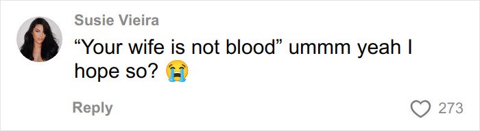 Screenshot of an online comment reacting to Brooklyn Beckham breaking silence on family feud in an astonishing online attack.