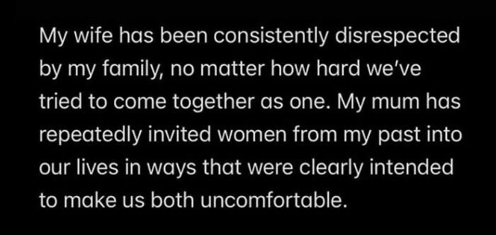 Text on black background showing Brooklyn Beckham's biting accusations against parents about family disrespect and discomfort.