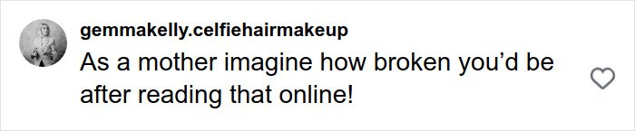 Comment by user gemmakelly.celfiehairmakeup expressing concern about the impact of Victoria Beckham dance footage online.