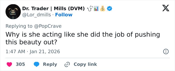 Screenshot of a tweet questioning Meghan Trainor’s performative behavior regarding her secret surrogate baby news.