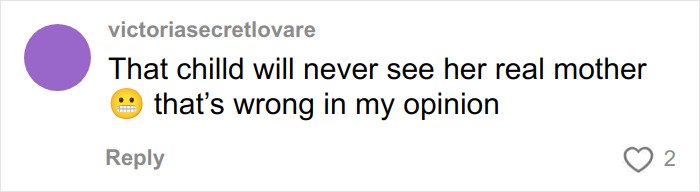 Screenshot of an online comment criticizing Meghan Trainor’s choice to use a surrogate for her baby amid backlash.