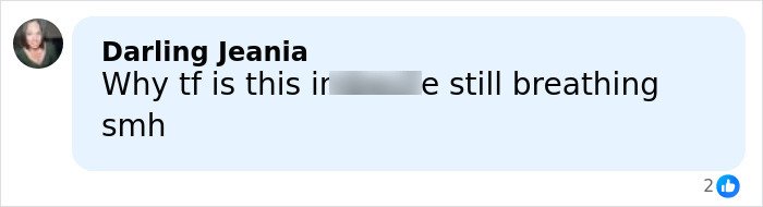 Commenter Darling Jeania expressing disbelief and frustration about a topic related to five-year-old’s chilling last words.