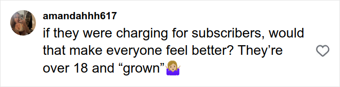 Comment on social media discussing subscribers and age in relation to Amherst College's firing spree after orientation backlash.