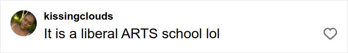 Comment on social media post criticizing a liberal arts school amid Amherst College firing spree after controversial orientation backlash.