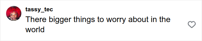 Comment on social media stating there are bigger things to worry about amid Amherst College orientation backlash.
