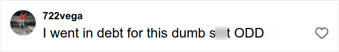 Comment on social media from user 722vega expressing frustration and debt related to a controversial Amherst College orientation event.