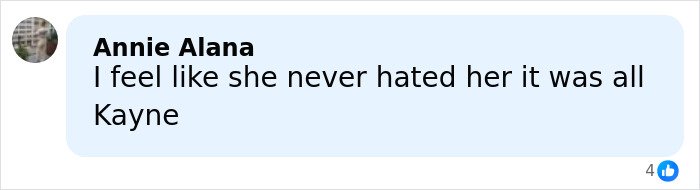 Social media comment discussing Kim Kardashian's Taylor Swift comments amid Blake Lively text reveal controversy.
