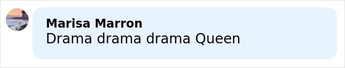 Text message from Marisa Marron saying Drama drama drama Queen, related to Kim Kardashian's Taylor Swift comments and Blake Lively text reveal.