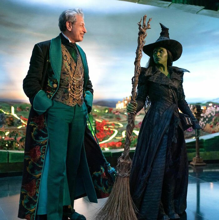 Scene from a fantasy film featuring two characters in elaborate costumes, related to Academy Oscar nominations 2026.