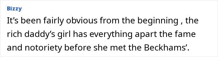 Commenter Bizzy reacts to Brooklyn Beckham's scathing rant involving Nicola Peltz's ex and actress feud.