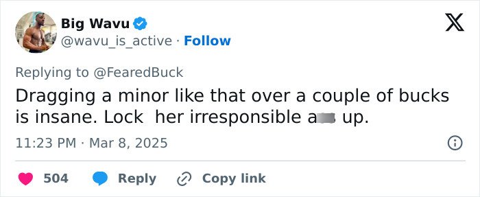 Tweet discussing a Maryland hairstylist dragging a teen client by her hair in a viral salon video.