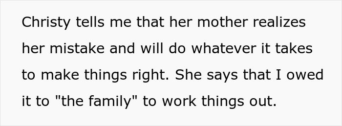 Text on white background about a dad feeling guilty for distancing himself from his daughter amidst a messy divorce.