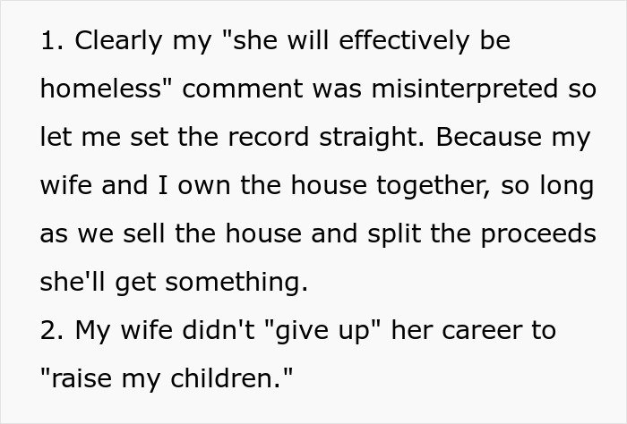Text excerpt from a dad feeling guilty about distancing himself from his daughter during a messy divorce.