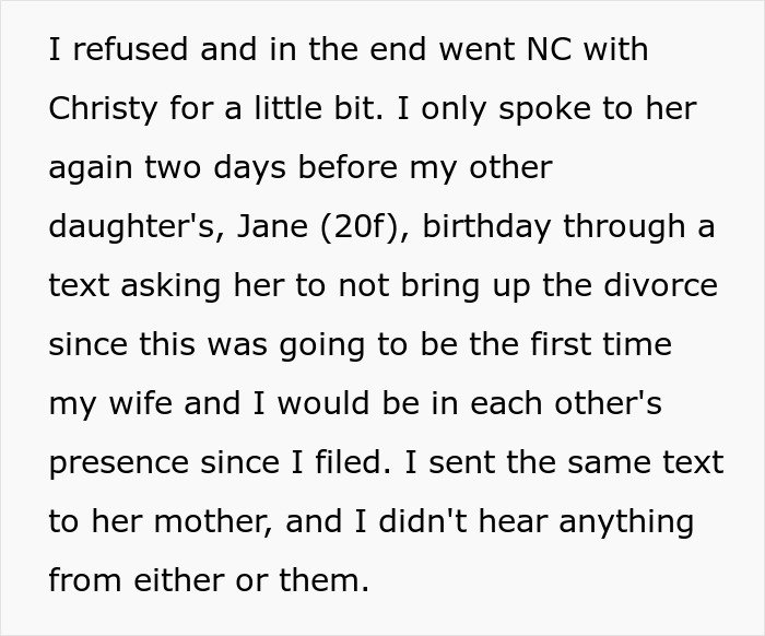 Text message about distancing from daughter during a messy divorce, revealing a dad&rsquo;s feelings of guilt and heartbreak.