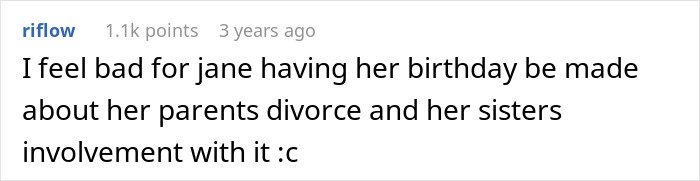 Text post on social media about dad feeling guilty for distancing himself from daughter during a messy divorce.