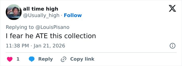 Screenshot of a tweet roasting Jaden Smith over his debut Christian Louboutin collection with Black Brooklyn Beckham reference.