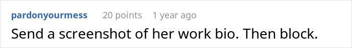 Screenshot of a social media comment discussing a woman lying about her career with made-up stories for 10 years.