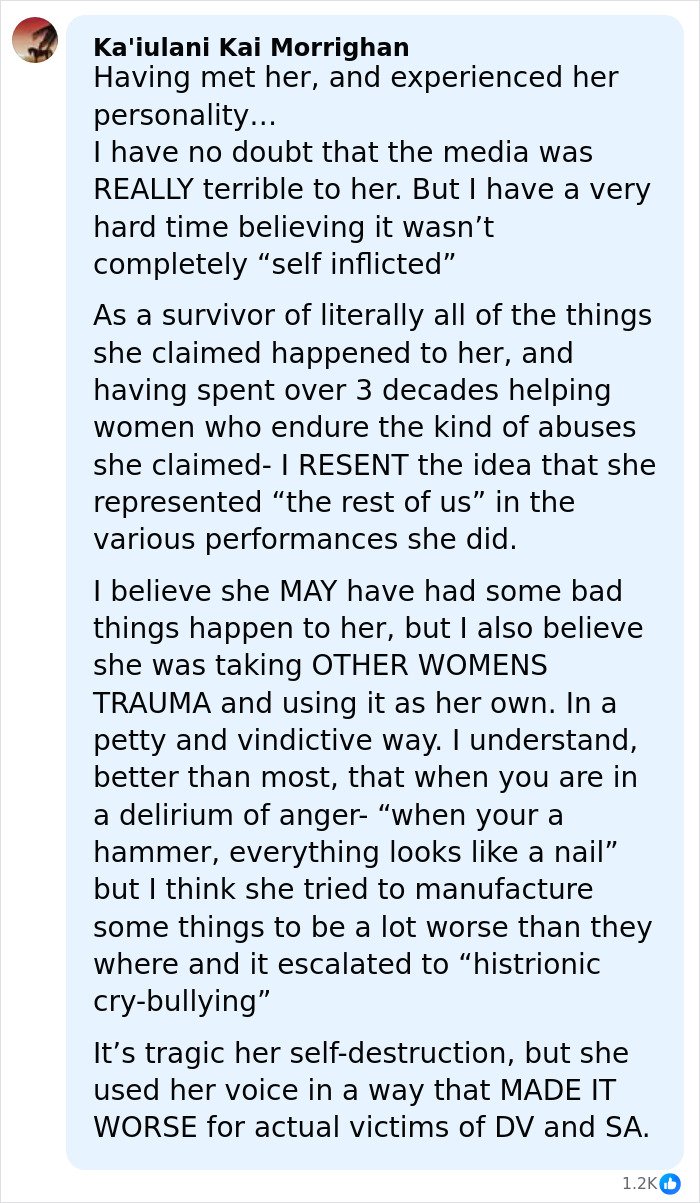 Commentary on Amber Heard’s defamation suits and Depp trial, discussing media portrayal and personal a***e claims.