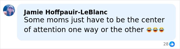 Comment from Jamie Hoffpauir-LeBlanc about a groom’s mom’s wild wedding dance going viral amid Beckham family fallout