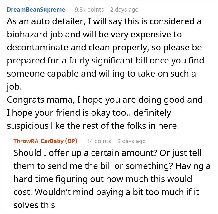 Woman gives birth in friends' car, left confused as friends start ignoring her after the incident.