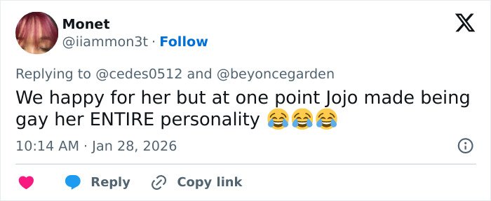 Social media reaction to JoJo Siwa's latest confession about her massive transformation and personal changes.