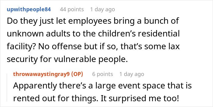 Reddit user comments discussing a MIL throwing tantrum after her inappropriate baby shower idea was rejected.