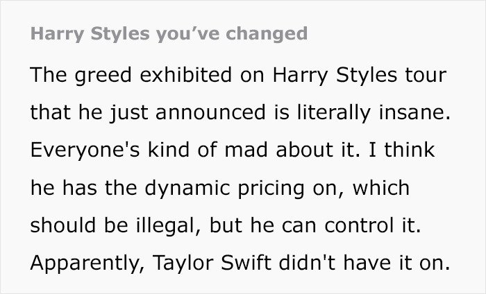 Fans outraged at Harry Styles new tour ticket prices, calling dynamic pricing greedy and controversial.