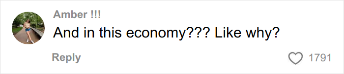 User comment on social media expressing outrage about Harry Styles new tour ticket prices amid economic concerns.