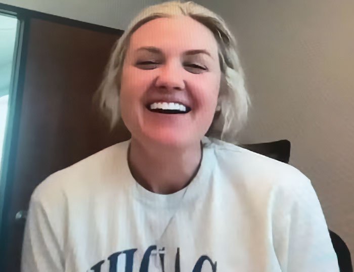 Erika Kirk smiling in a leaked clip days after Charlie’s passing sparking backlash amid explosive audio conversation.