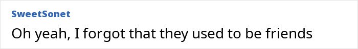Comment text on a white background with username SweetSonet discussing Ariana Grande snubbing Nicki Minaj following Donald Trump controversy.
