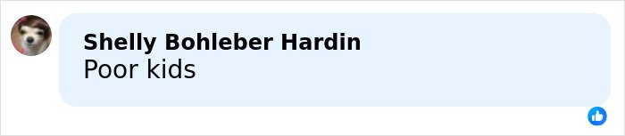 Comment on social media post reading Poor kids, related to Little Rascals star living in poverty off the grid after arrest.