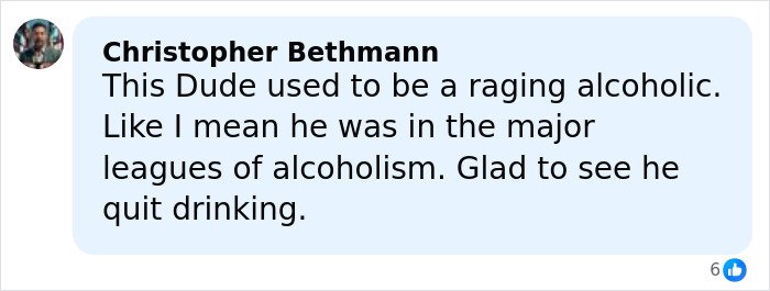 Commenter Christopher Bethmann discussing a former Little Rascals star turned Catholic extremist living off the grid.