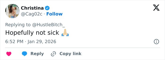 Tweet reply expressing concern with praying hands emoji about extremely skinny look of Ryan Seacrest’s face trending in Hollywood.
