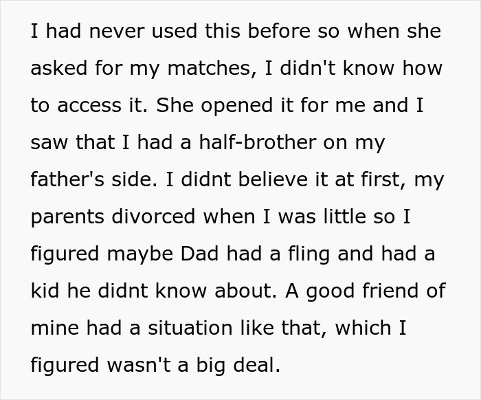 Man discovering secret family after taking an ancestry test pressured by his wife, revealing unknown relatives.