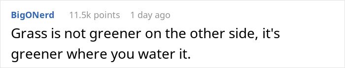Screenshot of a social media comment about karma and consequences in relationships after cheating on a partner.