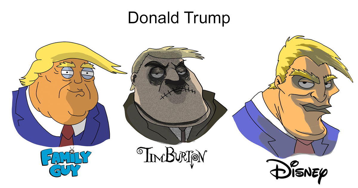 Artist Reimagines Celebrities In Different Recognizable Cartoon Styles And The Result Is Totally Spot On (16 Pics)