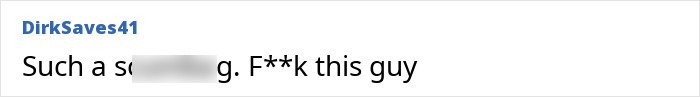 Screenshot of an online comment with bold language related to Chris Noth&rsquo;s comment after Sarah Jessica Parker was honored for her acting.