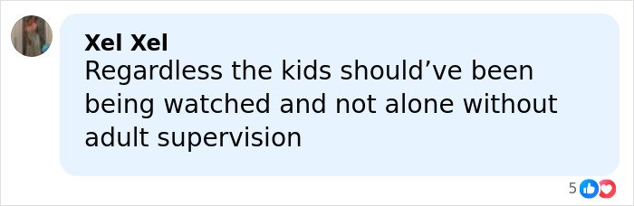 Comment about family impact and concern over lack of adult supervision after 15-year-old gets pregnant by 12-year-old.