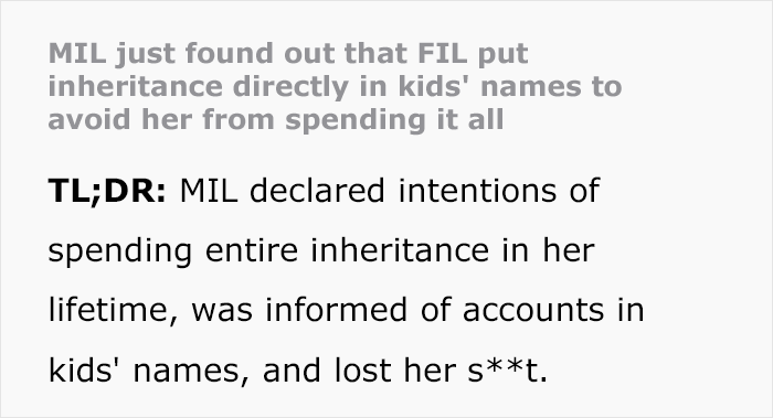 Greedy mom angrily reacting to news that inheritance was placed in kids' names, shocked and yelling